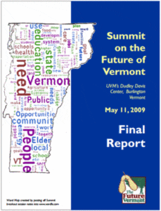Summit on the Future of Vermont Report - 2009