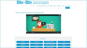 Blu-Bin website