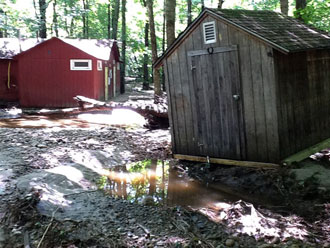 Camping on the Battenkill Post-Irene