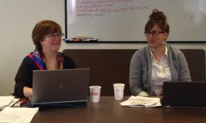Tess Gauthier and Christine Friese discuss digital literacy
