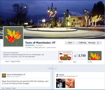 Manchester VT Facebook Page