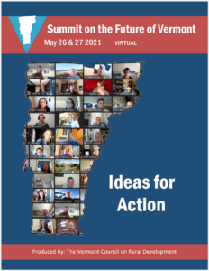 2021 Summit on the Future of Vermont Report Cover