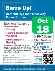 Barre Up: Community Flood Recovery Discussions