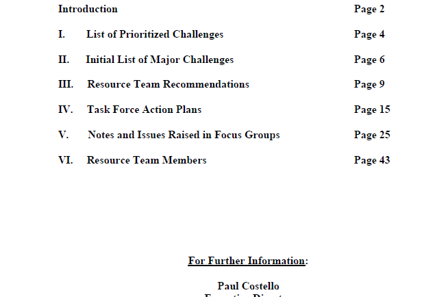 Enosburg Action Report