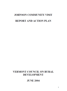 Johnson Community Visit Report - 2004