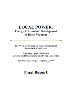 Local Power 2006 Summit Report