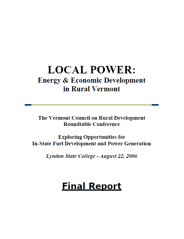 Local Power 2006 Summit Report