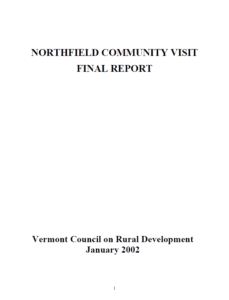 Northfield Community Visit Report - 2001