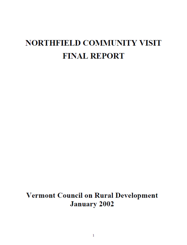 Northfield Action Report