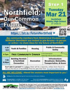 Northfield Community Members Invited to Share Ideas for the Future March 21