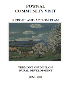 Pownal Community Visit Report - 2006