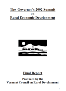 Rural Economic Development Summit 2002