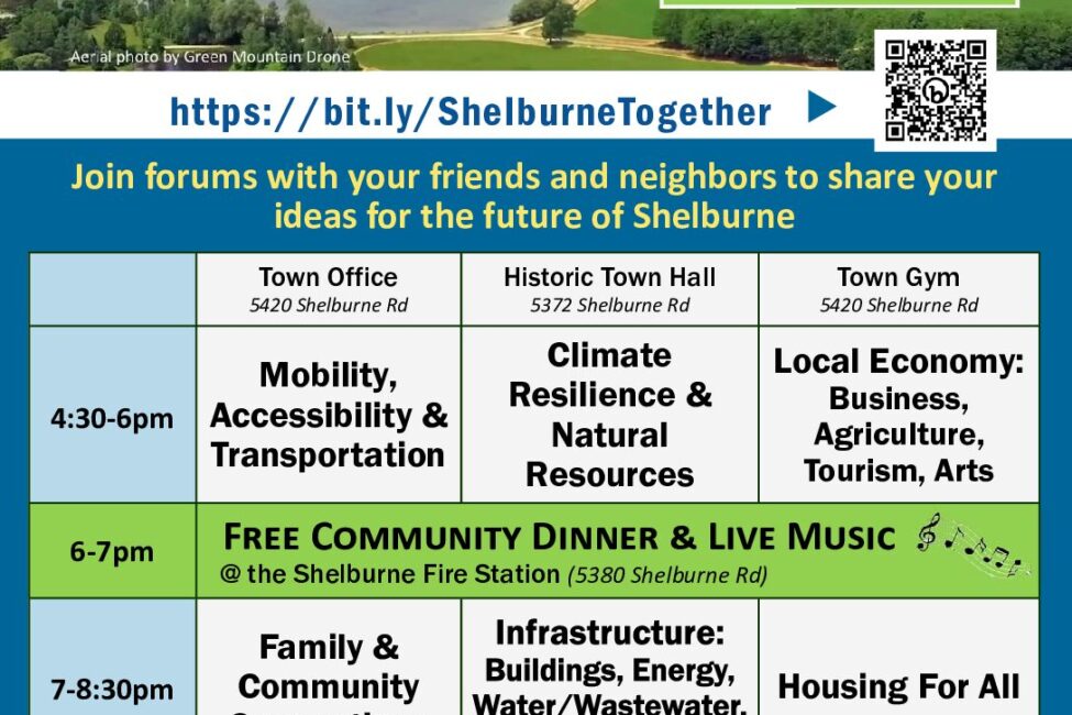 Shelburne Forward Together Step 1