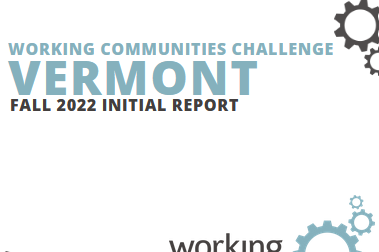 Working Communities Challenge 2022 Report Cover Working Communities Challenge 2022 Report Cover